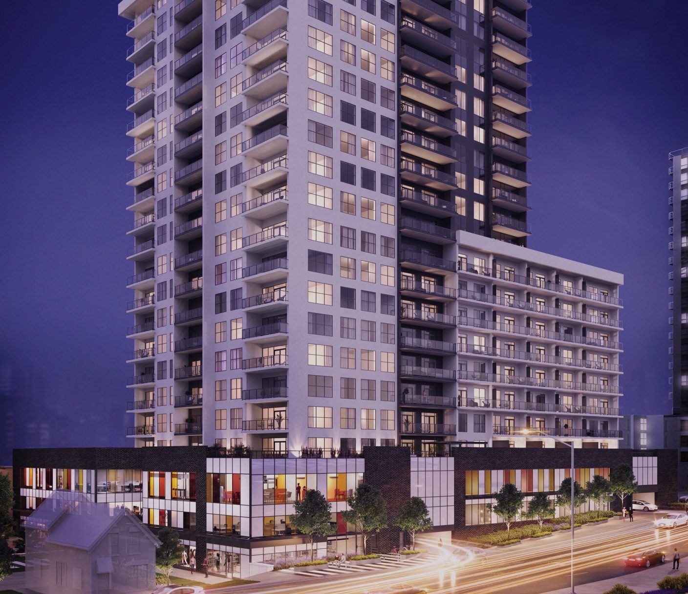 Riverwalk building render